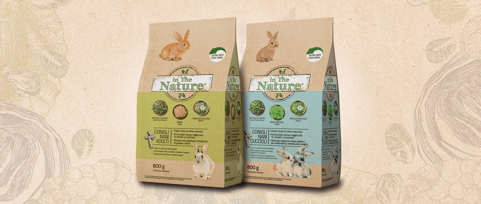 Novità: pellet per conigli nani adulti e cuccioli